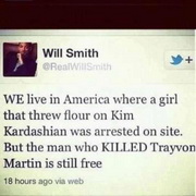 fake Will Smith tweet about Martin Trayvon killing