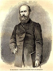 Henri Mouhot - A drawing of Henri Mouhot done by H. Rousseau from a photograph